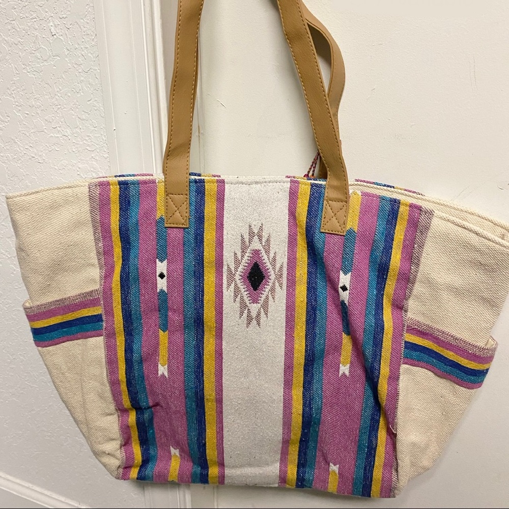 Boho tote bag. Brand new with beautiful colors.